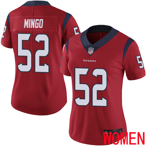 Houston Texans Limited Red Women Barkevious Mingo Alternate Jersey NFL Football #52 Vapor Untouchable